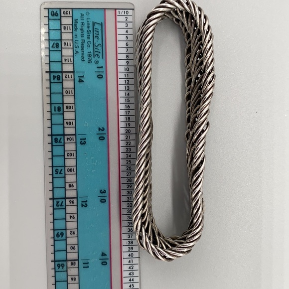 Very, RARE, Lois Hill sterling continuous link bracelet in 8 inch length 🌻 - Picture 5 of 6